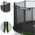 Trampolinë Zipro 10FT, 312cm, e zezë/gjelbër