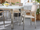 Set karrigesh kopshti Beliani GROSSETO, çelik inox, set 2 copë, bezhë
