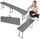 Stol catering SASKA GARDEN Woodland 1053769, palosës, 183 cm, gri