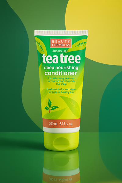 Kondicioner Ushqyes me Tea Tree për flokë Beauty Formulas, 200 ml