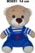Ariush pellushi Sun-Day Teddy Bear M-3651, 14cm, marin, blu