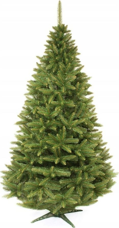 Pemë Krishtlindjesh artificiale Natural Spruce, 220cm, bazë e fortë, e gjelbër