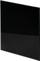 Panel dekorativ PanelTRAX Glass125 PTGB125P, për ventilator 125mm, xham, i zi