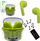 Kufje wireless Denmen DL29 TWS, Bluetooth 5.3, Hi-Res Audio, jeshile