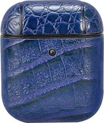 Kuti mbrojtëse TerraTec AirBox, për Apple AirPods, dizajn krokodili, blu