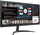 Monitor LG UltraWide 34WP500-B - LED, 34", UW-UXGA, i zi