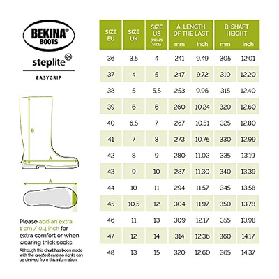 Çizme pune Bekina Steplite Easygrip, jo sigurie, kundër rrëshqitjes, jeshile e errët