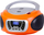 Radio portabël me CD Trevi CMP 510 DAB, USB, AUX, portokalli