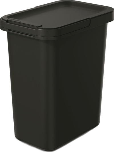 Kosh mbeturinash Prosperplast SYSTEMA, 12L, me kapak anues, i zi