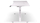 Tavolinë gaming Endorfy Atlas L Electric, elektrike, 150×78 cm, e bardhë