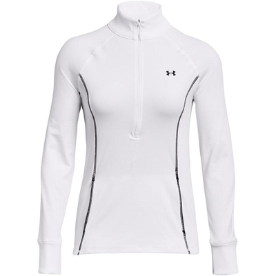 Bluzë sporti Under Armour CW Half Zip Long Sleeve, mëngë të gjata, për femra, e zezë