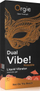 Xел стимулативен Orgie Dual Vibe Kissable, држествен ефект, арома Sex on the Beach