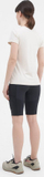 Leggins-shorts çiklizmi për goca 4F TFSHF169, me bel të lartë, me xhepa anësorë, të zeza
