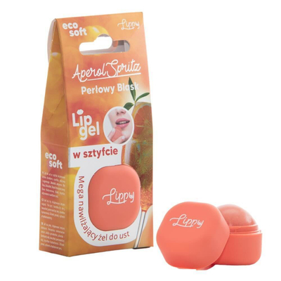Xhel buzësh Ecosoft Lippy Aperol Spritz, për lagie, 6.2g, portokall
