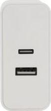 Përshtatës MicroBattery 1x USB-A 1x USB-C 2 A (MBXUSBC-AC0006), i bardhë