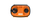 Radio dore Baofeng UV-17E, 5W, 99 kanale, portokalli
