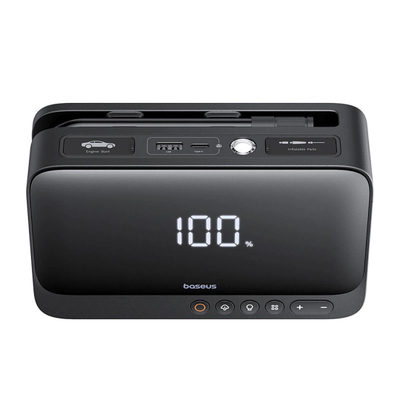 Startues makinash me kompresor Baseus, 6000mAh, 600A, 150 PSI