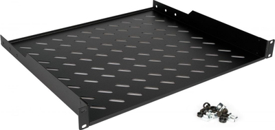 Raft i fiksuar për kabinet 19" LevelOne Equip 280618 EZFS-19-1-60-B, 1U, 600 mm, i zi