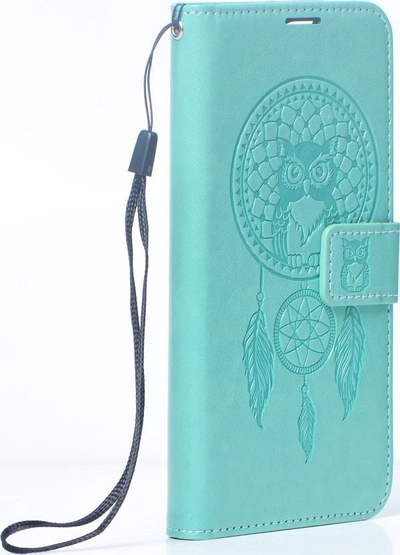 Kabullë telefoni ForCell MEZZO Book për Samsung A53 5G, me dromkën “dreamcatcher”, jeshile