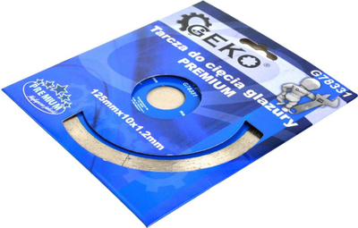 Диск за сечење Geko Tile Cutting Disc PREMIUM, 125mm, дијамантски