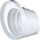 Reduktor rrumbullak për ventilim, diametër 150mm në 125/120/110/100mm, i bardhë