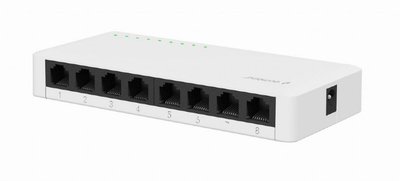 Switch rrjeti Gembird NSW-G8-01, 8 porta, Gigabit Ethernet, i bardhë