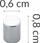 Set magnetësh Zeller, 6 copë, çelik inox, argjendtë