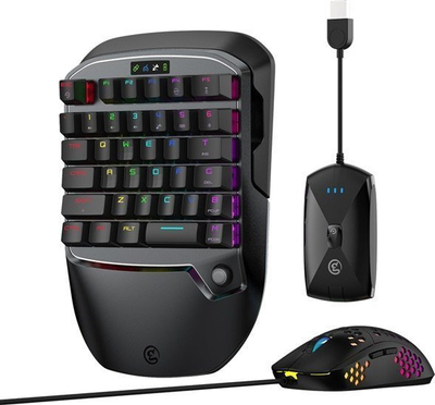Set tastierë dhe maus gaming GameSir VX2 AimSwitch Combo, mekanik, RGB, i zi