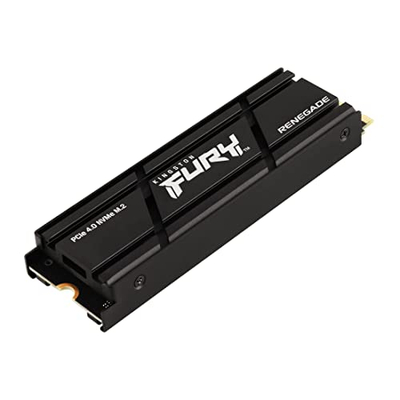 SSD i brendshëm Kingston Fury Renegade SFYRSK/1000G, 1TB, PCIe 4.0 NVMe M.2, me heat sink, i përshtatshëm për PS5