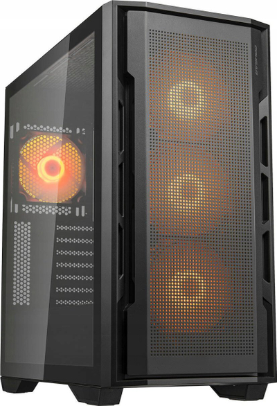 Kuti kompjuteri Cougar Uniface RGB, Middle Tower, 4 ftohës RGB, e zezë