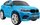 Makinë elektrike lodër Baby Active BMW X6M XXL, 145 cm, për fëmijë, e kaltër