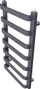 Радијатор за бања Hydroland Misaki Duo, 1270x540 mm, 572 W, антрацит