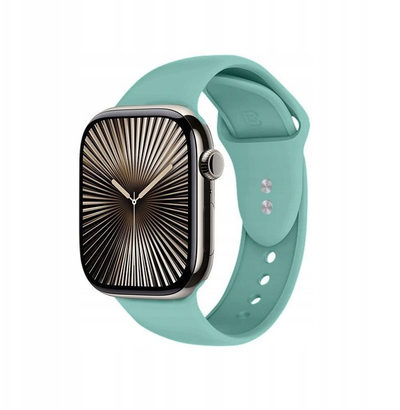 Rrip ore Crong CRG40LQBTRQ, për Apple Watch, silikon liquid, ngjyrë turquoise