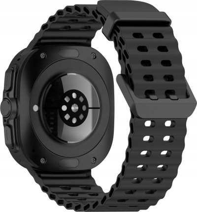Rrip ore Tech-Protect Iconband për Samsung Galaxy Watch Ultra 47mm, TPU, sportiv, i zi