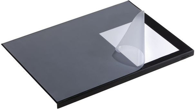 Shtresë tavoline me mbrojtje të skajeve Durable, 650x500mm, e zezë