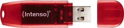 УСБ Интенсо Ребоул Лајн, 128GB, USB 2.0, црвена