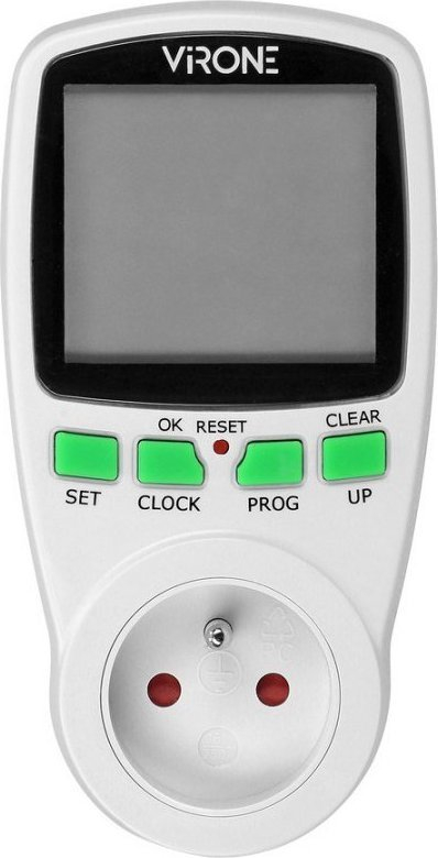 Programues kohe elektronik Orno DT-1, ekran LCD, 16 programe, i bardhë