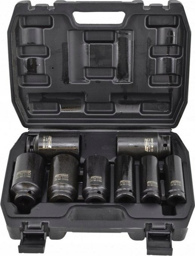 Set çelësash goditës për felne aliazh AW Tools AW38651, 1/2", 17 19 21 mm, shumngjyrësh