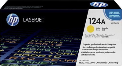 Toner printeri HP 124A, i verdhë