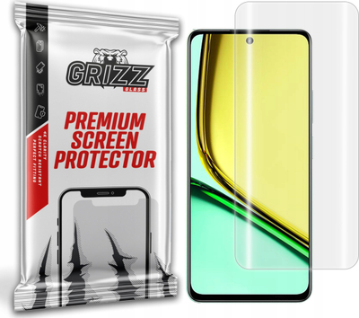 Mbrojtës ekrani GrizzGlass Hydrofilm për Realme C67, transparent