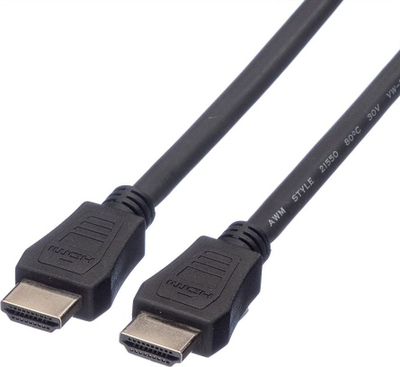 Kabllo HDMI Value 11.99.5736, 7.5 m, me Ethernet, e zezë