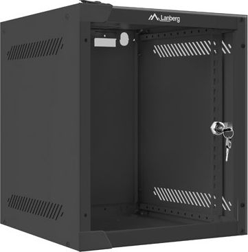 Ѕиден мрежен кабинет Lanberg WF10-2306-10B, 10", 6U, црн