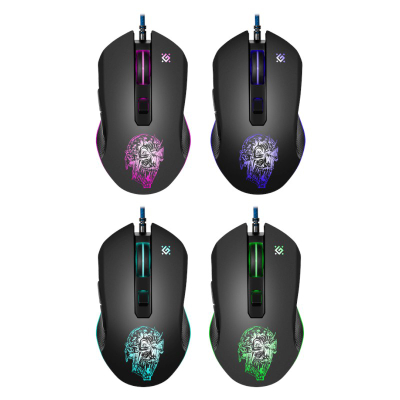 Mouse gaming Defender SLEIPNIR GM-927, 12800 dpi, me kabllo, i zi