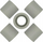 Bashkues PP-R SiGMA-Li Coupling fi 32, set 5 copë, jeshile