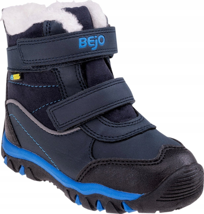 Çizme dimri për kalamoj Bejo Baisy Mid WP JR, që s’i hyn uji, me shollë gome, blu navy