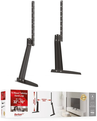 Qëndrim tavoline për TV Barkan S40, 32"-70", deri 50 kg, i zi