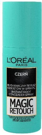 Sprej për rrënjët e flokëve L’Oreal Paris Magic Retouch No. 1, 75 ml, i zi
