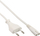Kabllo rryme InLine 16603W, Euro Plug te IEC 60320 C7, 30cm, e bardhë