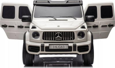 Makina elektrike për kalamaj Mercedes G63 XXL, 24V, 4x200W, e bardhë