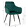Kolltuk Latrell 55x57x84Hcm (HM8582.03), gjelbër/ zezë